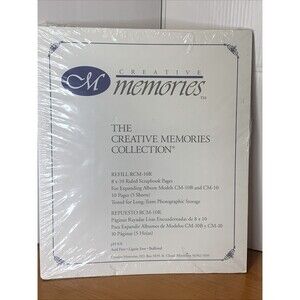 Creative Memories Collection 8x10 Ruled Scrapbook Pages Refill